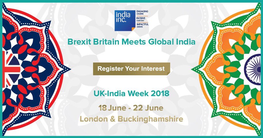manojladwa's tweet photo. For more details about @IndiaIncorp #UKIndiaWeek2018 visit https://t.co/cC1Cjfu1mm A packed programme with high profile speakers, impactful events and great networking & entertainment inc #UKIndiaAwards #UKIndiaConclave #Golf #PowerLists and more! https://t.co/t12tKO43fJ