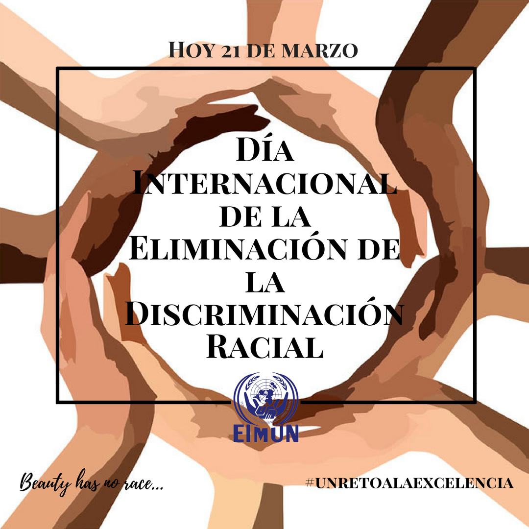 EIMUN_USM's tweet photo. La Asamblea General de las Naciones Unidas proclamó el 21/3
Día Internacional de la Eliminación de la Discriminación Racial.
Este día recuerda la Matanza de Sharpeville en 1960 contra manifestantes que protestaban por la aplicación del Apartheid a manos de la policía sudafricana. https://t.co/XFsESgWZTs