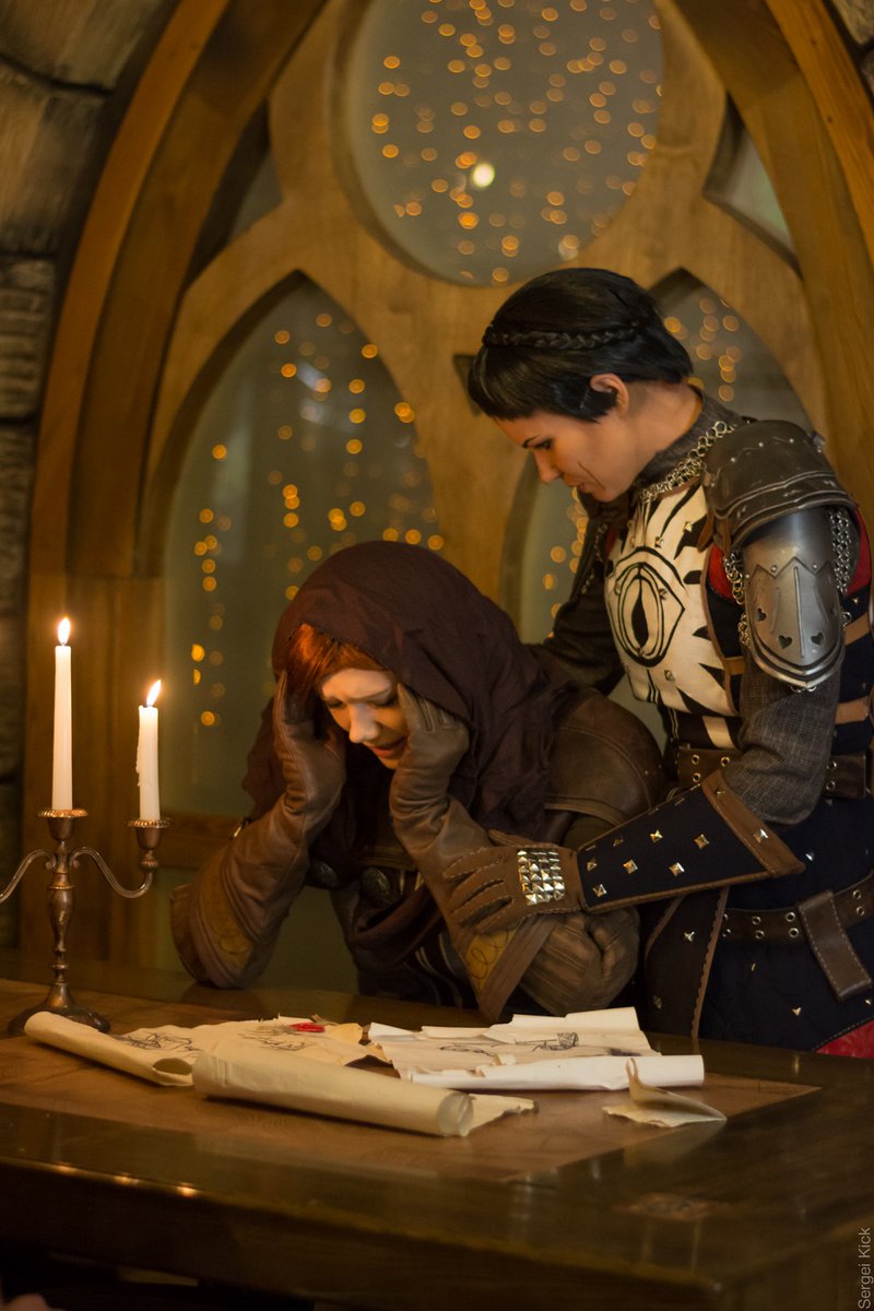 📷 One of the shooting days.

Main characters: Kassandra, Leliana.

Full album - facebook.com/pg/DragonAgeUn…
Support us - igg.me/at/DragonAgeUn…

#dragonage #cosplay #UntoldStoriesofThedas
