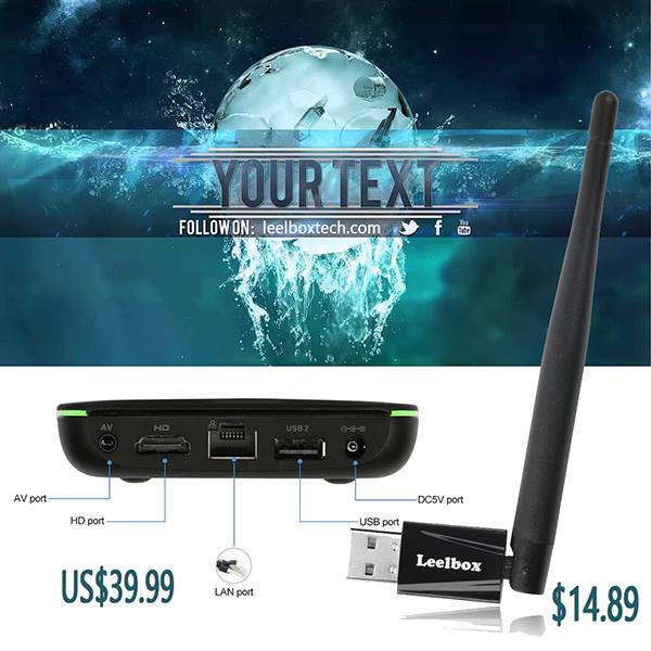 LeelBox's tweet photo. One Android 7.1 tv box—$39.99
A USB wifi adapter—$14.89
Buy now free shipping:
_https://t.co/cv88nXnnFX
_https://t.co/K4bnPb0gCK https://t.co/3vjPVjp6Qj