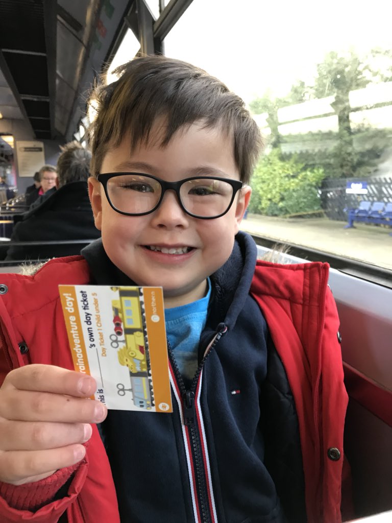 Ticket ready! Setting off on our #trainadventure to #Edinburgh @northernassist