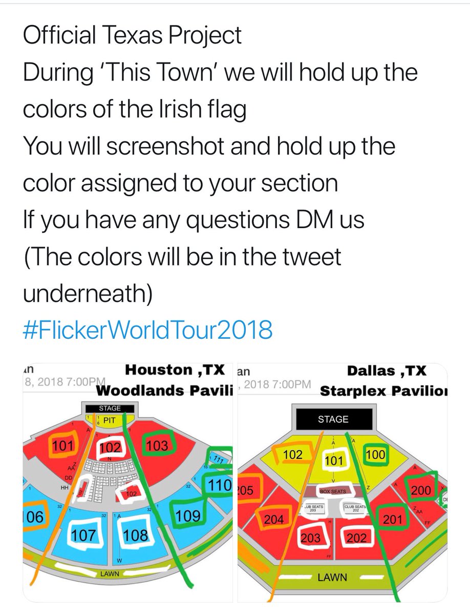 NiallTampa's tweet photo. If you are going to Niall’s Texas’s shows follow @NHoranTXupdate for the fan projects! https://t.co/8FQQZUzsqY
