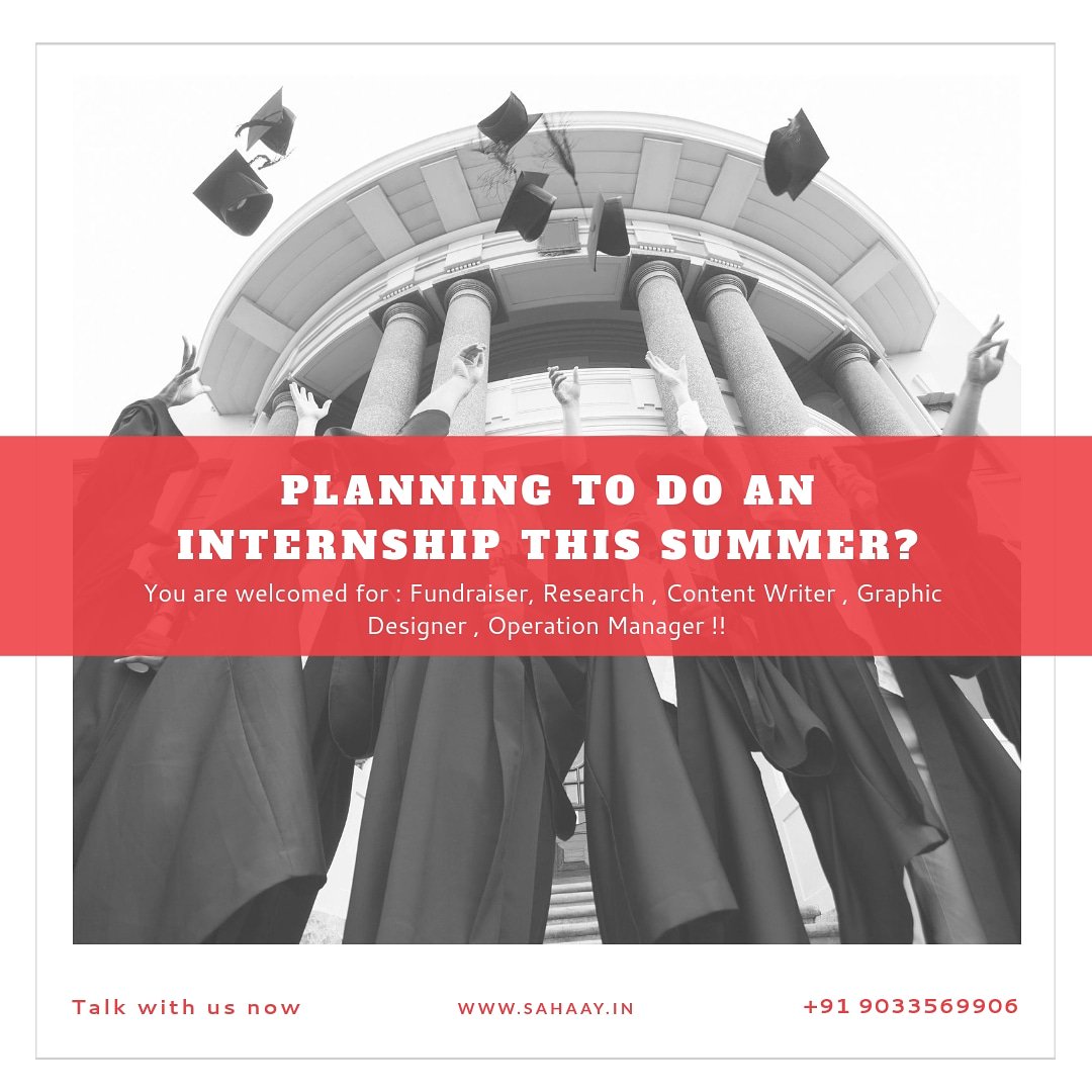 sahaay_in's tweet photo. #sahaay #provides #internship #opportunity #for #you https://t.co/wK3BzUldGf