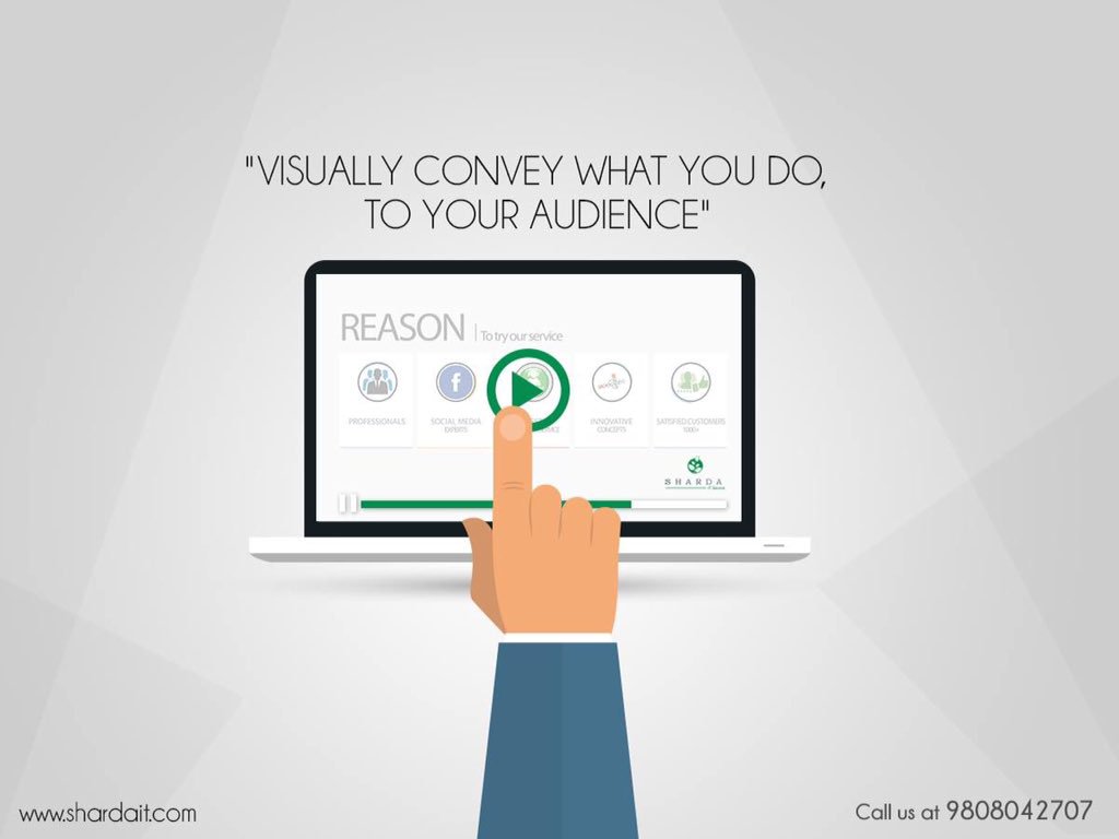 Communicate with your clientele, or announce new products and product updates with a #CompanyProfileVideo.

A well-executed company profile video is a versatile corporate tool.

Contact us at 9808042707 for more details.

#ShardaITService