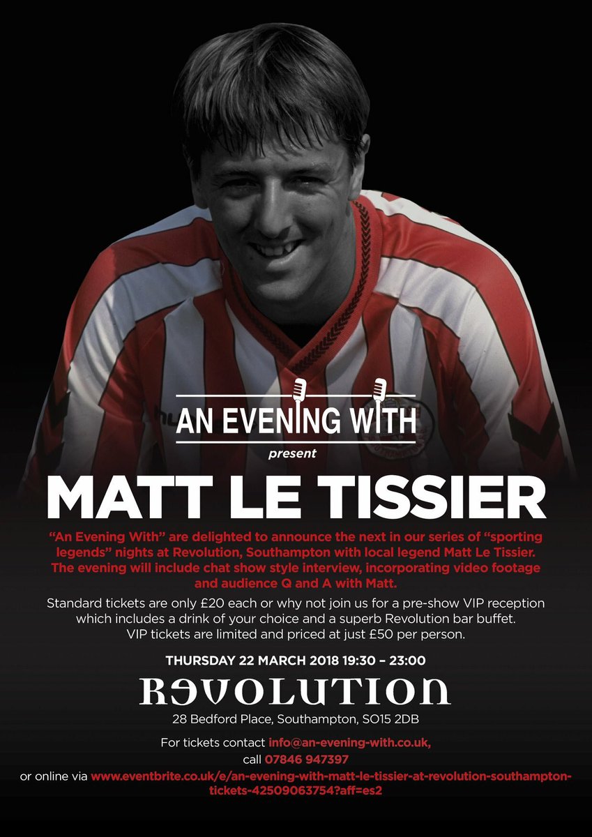 anevening_with's tweet photo. TONIGHT⚽️ @RevolutionSoton https://t.co/LvvyMDsZ6O