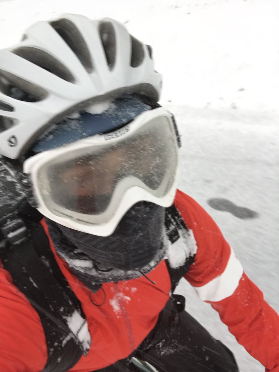 Happy #WorldWaterDay! All 💦 and snow ❄️:) proofed commuting to work.. #Macedonia, #BiketoWork