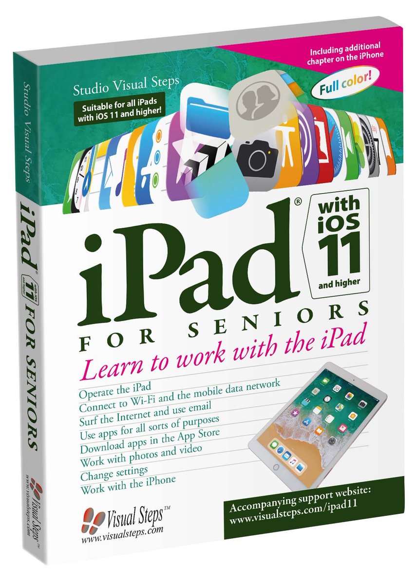 VisualSteps's tweet image. If you own an iPad and you would like to learn how to use it, then this is just the right title for you! 
visualsteps.com/ipad11