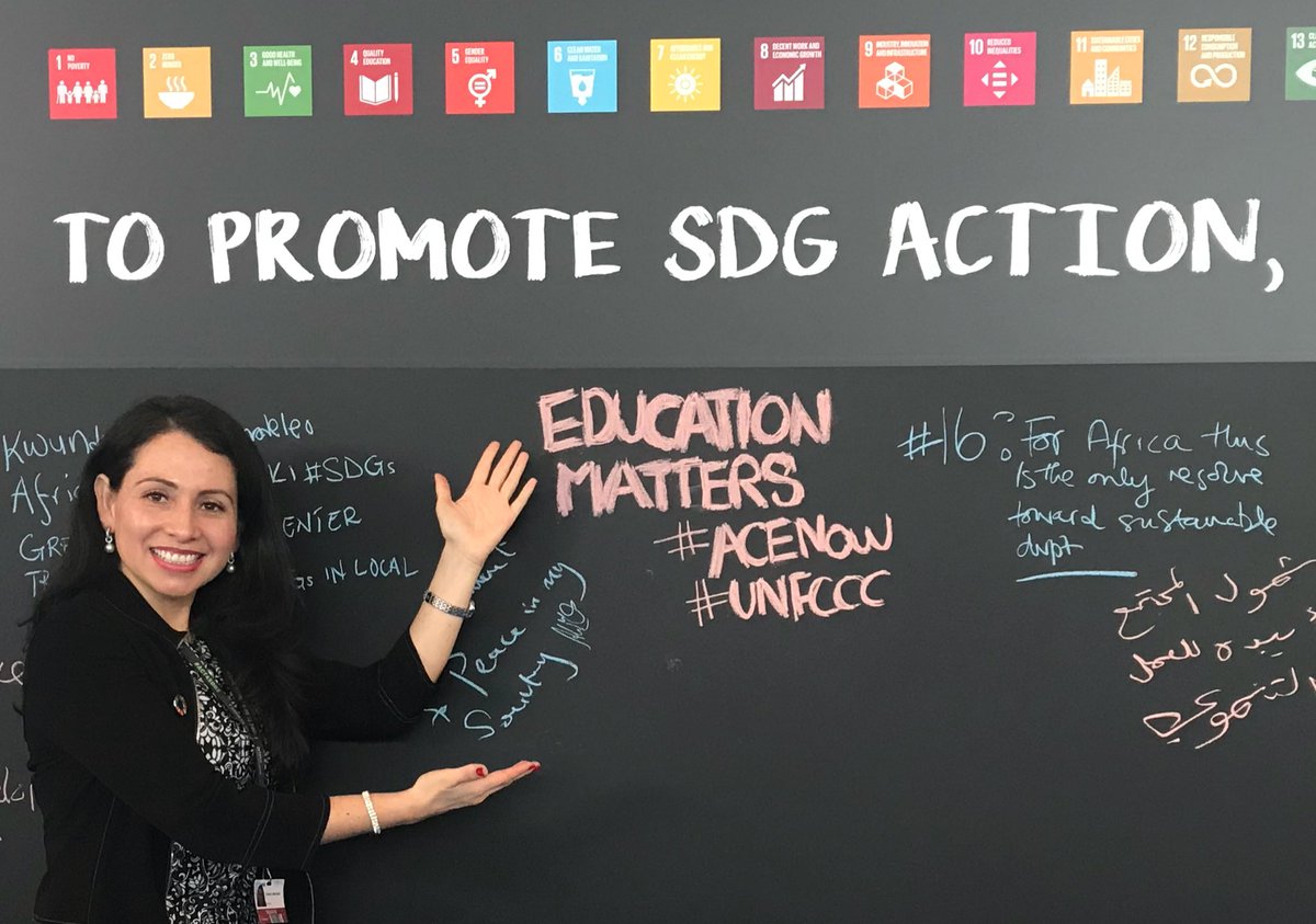 #Education is key for #SDGaction!! #SDGGlobalFest ! #ACEnow !
 La educación es clave para la implementación de los #SDGs !