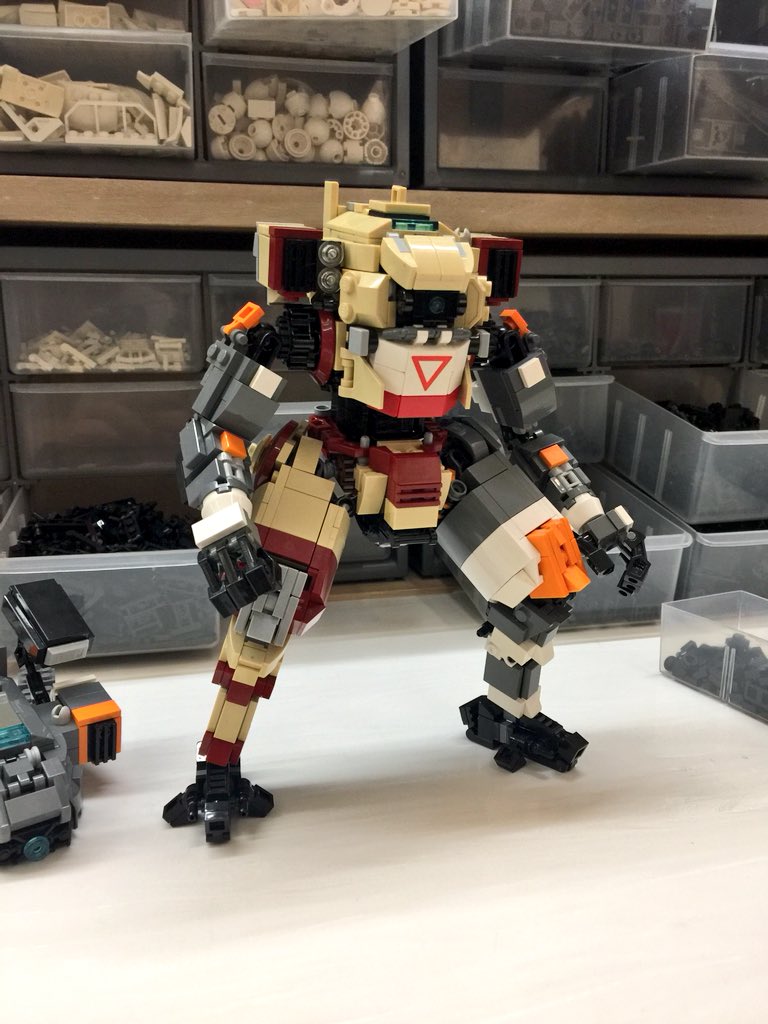 MOC The Fall of Titan-BT7274 Pioneer Titan Mecha Warrior Building Block Gift Toy 