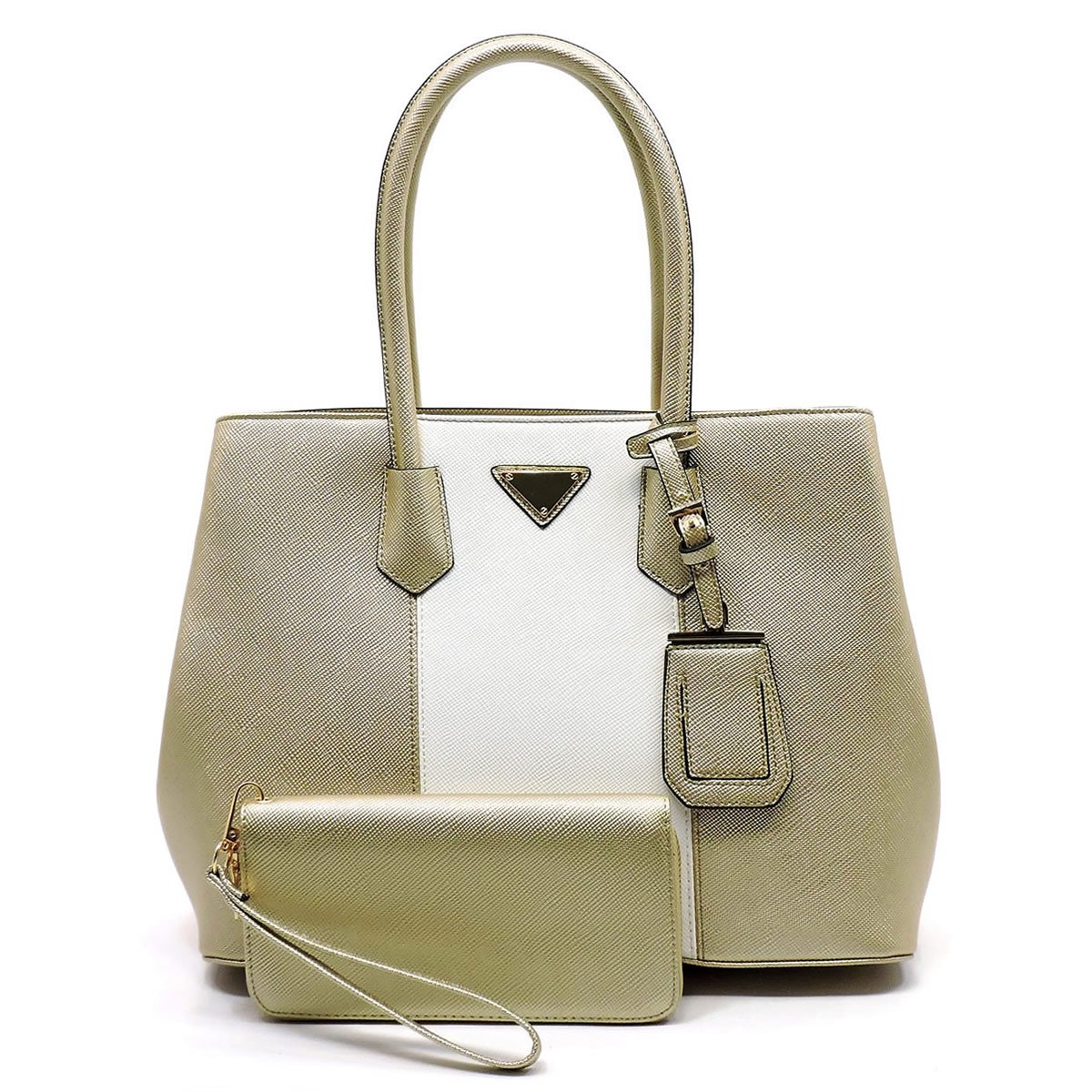 LetsShoeShop's tweet photo. Spring into Spring with new seasonal styles! Simple Lux Textured Gold and Ivory Colorblock Tote Handbag #fashion #style #handbag https://t.co/ZHfbCd6mz4 https://t.co/27tW5ETUEm