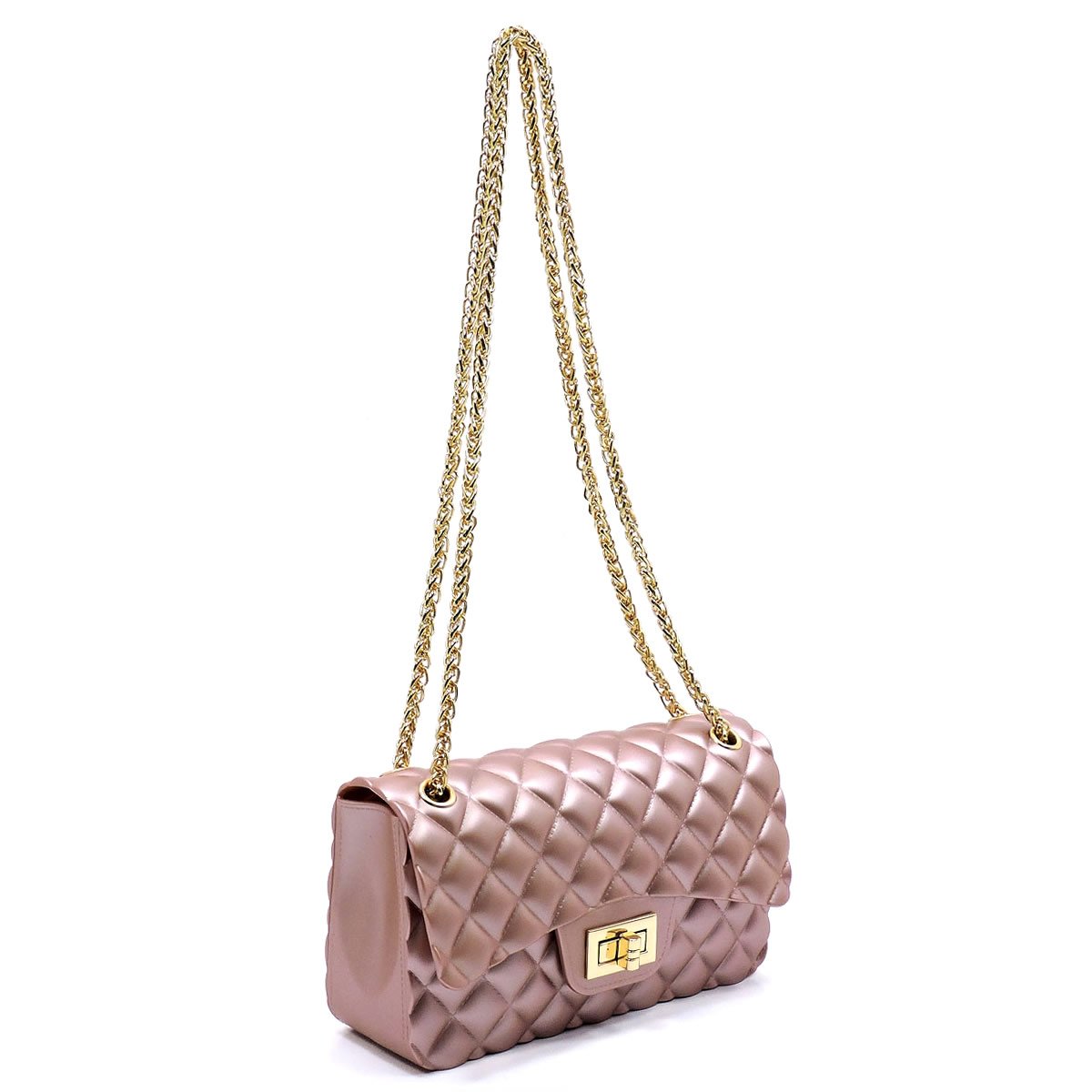 LetsShoeShop's tweet photo. Spring into Spring with new seasonal styles! Luscious Pink Quilted Gold Chain Crossbody #fashion #style #handbag #pink https://t.co/xOuGrvNxT9 https://t.co/ZEvnI9reS9
