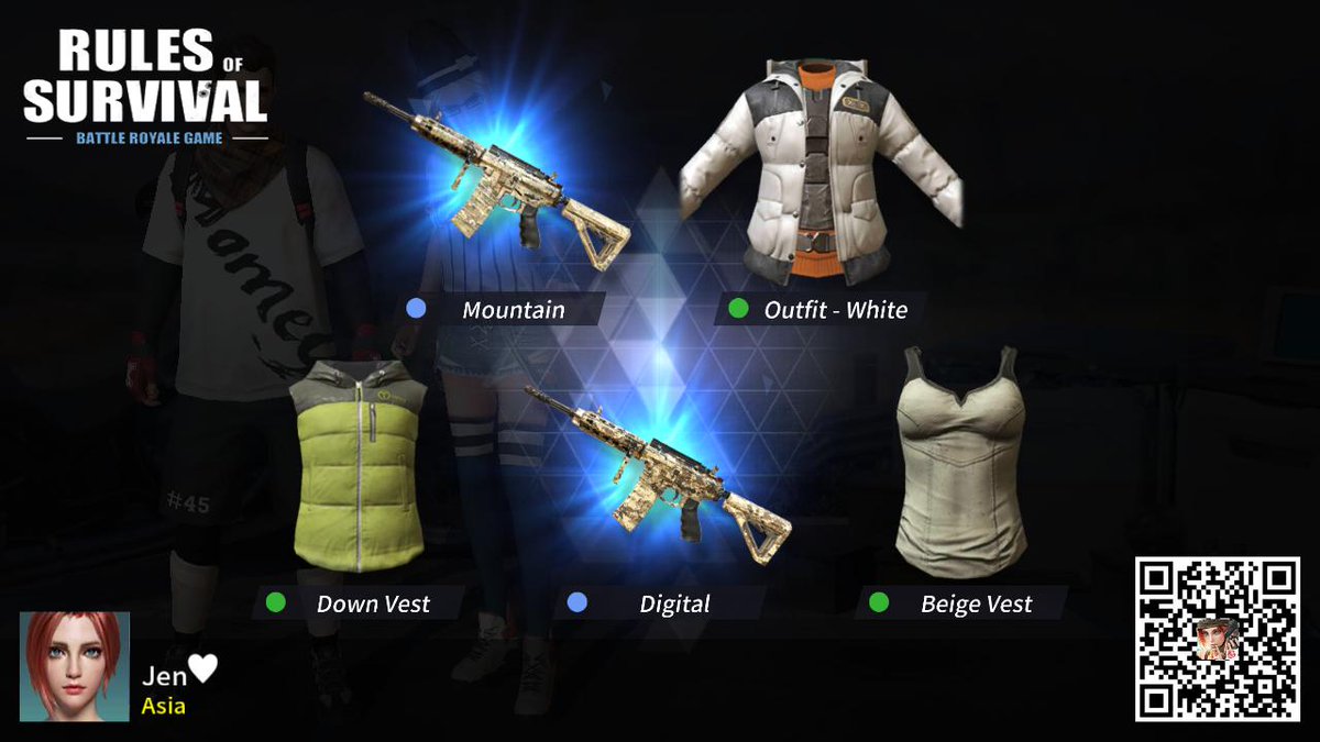 MJmemije's tweet photo. #RulesofSurvival https://t.co/b2bICsYRih