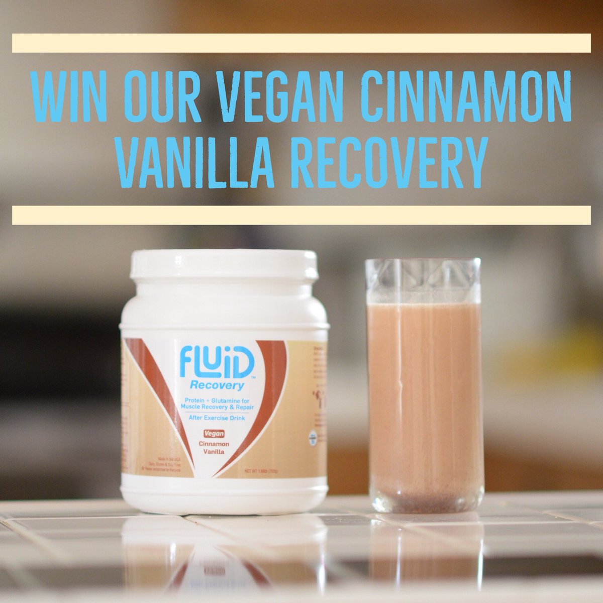 Are you getting after it?! What activities, adventures or pursuits make you crave Recovery? Comment here &amp; we’ll send the person with the best story a free tub of Vegan Cinnamon Vanilla Recovery! Bonus pts for humor and creativity! #LiveFluid #Recovery #Nutrition #Vegan #Healthy