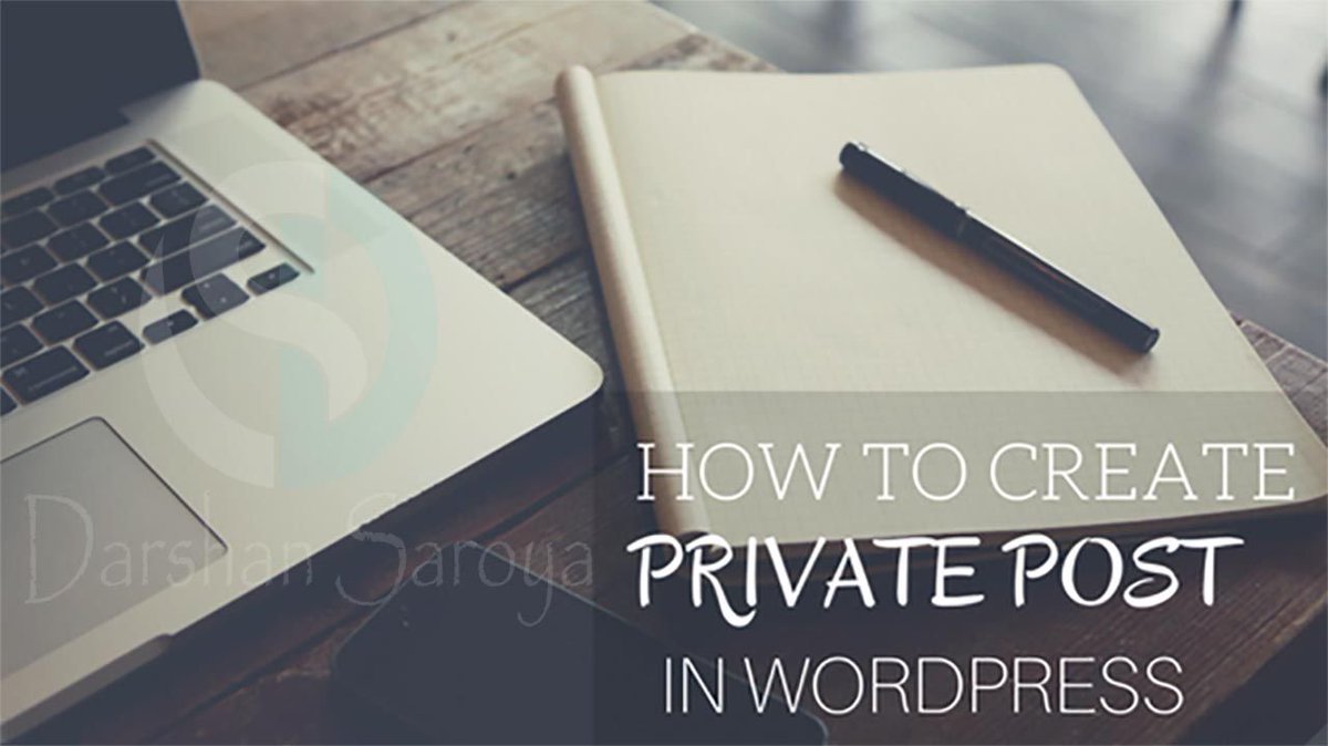 DarshanSaroya's tweet image. Have a site that have premium members. Want to show some post only to registered users. Then private post is for you. Let learn to create a private post on WordPress.
#WordPress #WordPressTricks #PrivatePost #bloggingtips #blogging
buff.ly/2pnFMUo
