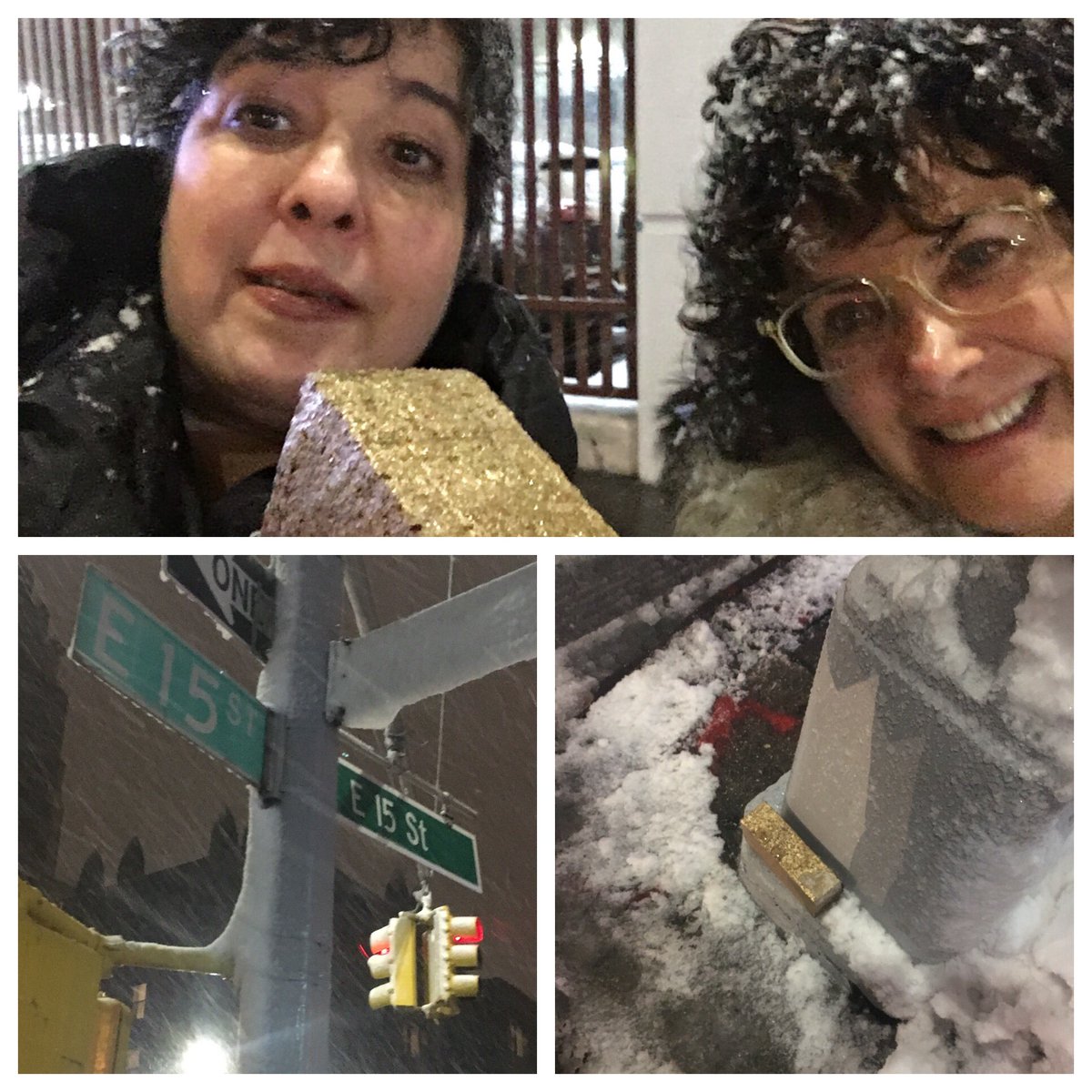 LuluLimoncella's tweet photo. Loved sharing the show & brick hunt with my friend 3rd Ave & 15th 3/21 @inandofitself #springnoreaster #ilovetoshare #alwaysawed #liveentertainment #itsallinthedetails #identityisanillusion #masterfulstorytelling https://t.co/bnNoHRWCZ9