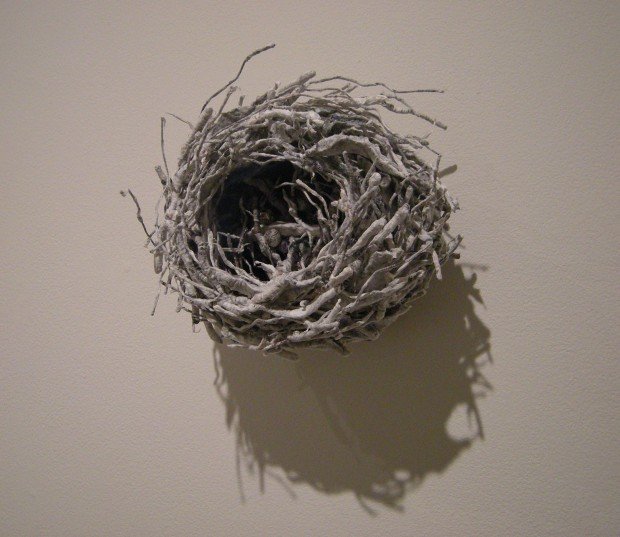 I feel like there's a nest—basket spectrum. this atsuko yoshioka piece (fiber) is obviously on the nest end of it