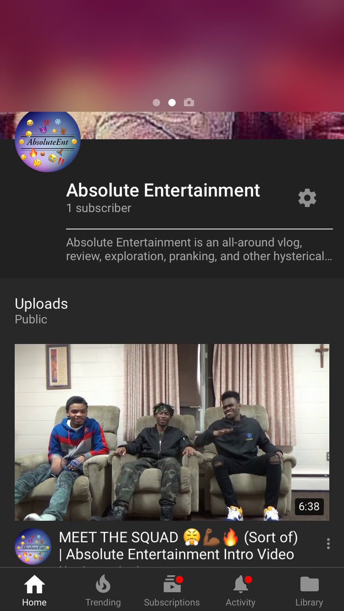 ent_absolute's tweet image. Go watch our first YouTube video 😂😂 the link is in the bio. Be sure to subscribe 🔥👌🏾 #absent #absoluteentertainment #absoluteent