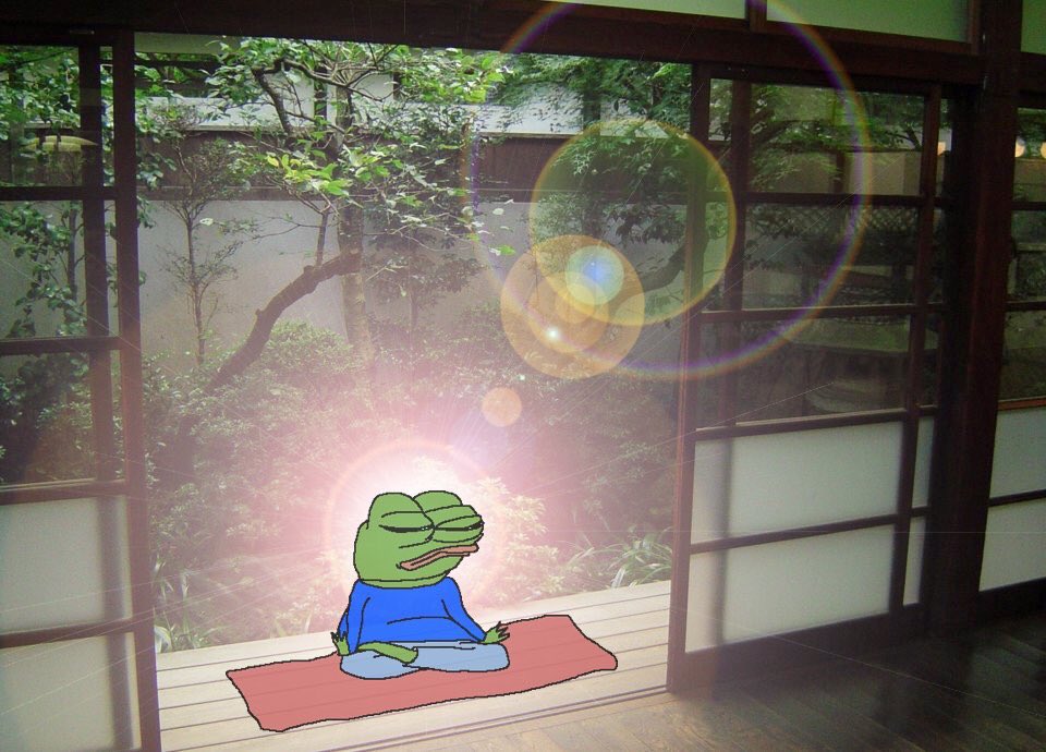 JRW11B's tweet photo. @James_t_irvine Be right there after meditation, fren! Keep a plate warm for me. https://t.co/UUxdhXOgPx