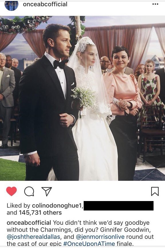 OUAT by numbers.just random selection of IG posts since s7 started.including two Captain Swan posts and the news about Emma and her parents coming back