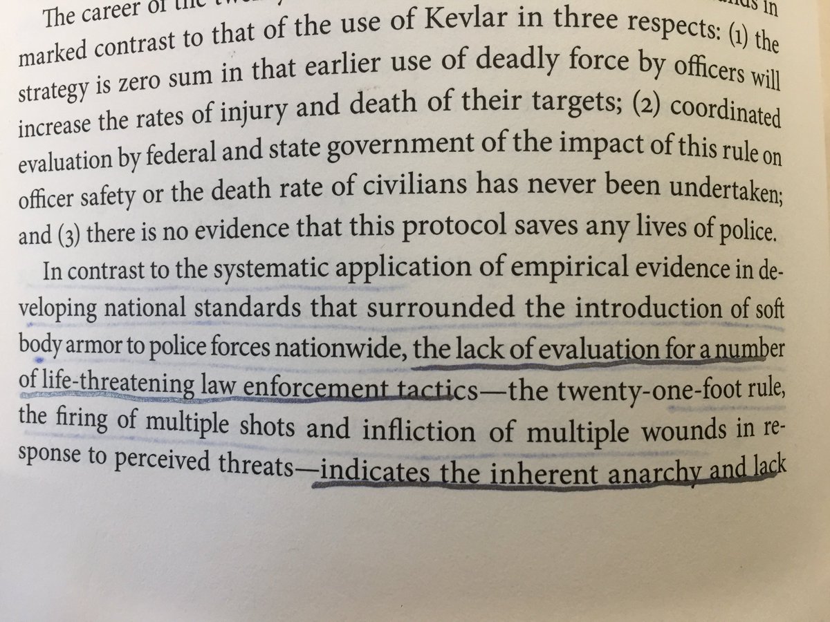 pauisanoun's tweet photo. "…the lack of evaluation for a number of life-threatening law enforcement tactics… indicates the inherent anarchy and lack of accountability we find in the animating principles of police use of deadly force." #stopurbanshield #whenpolicekill https://t.co/JOova51ubq