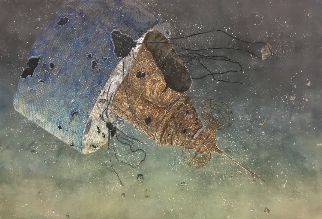 3万円内で楽しむ本物絵画】二科会原良次先生の小さな静物画（F3
