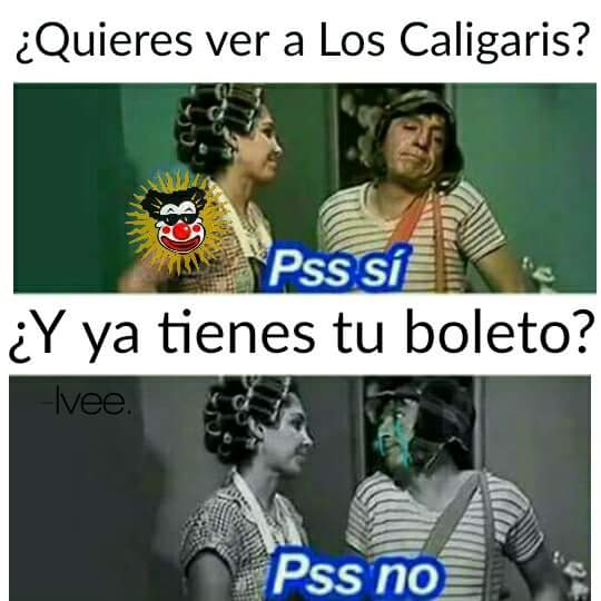 ElTuil's tweet photo. @LOSCALIGARIS 
Aún no compro mis boletoooos!
😱😱😱😱😱😱😱 https://t.co/IdFHXTwYTE