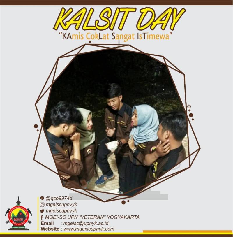 [KALSIT DAY]

Tegak berdiri, hirup beraroma
Cita meninggi, tuk laju bersama

KENAKAN PDHMU DI KAMIS BAHAGIA INI

#MGEISCUPNVYK
#GOHARDORGOHOME