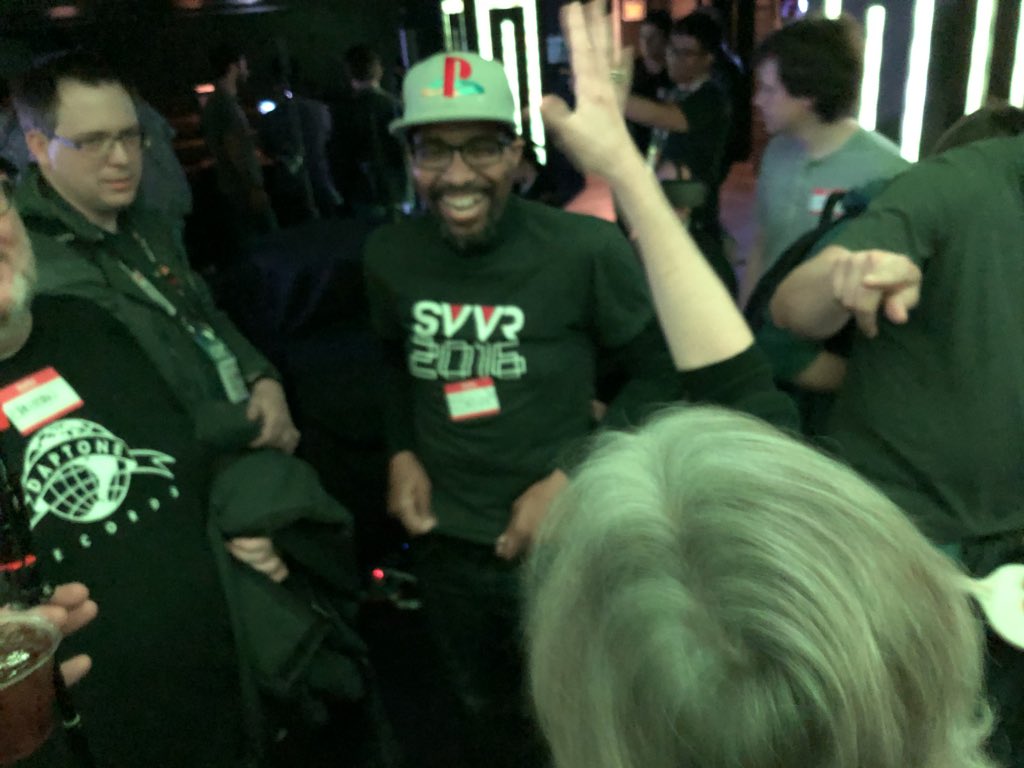ChrisCainCan's tweet photo. @CymaticBruce #gdc2018 #SVVRmixer https://t.co/x2C45eyjeP