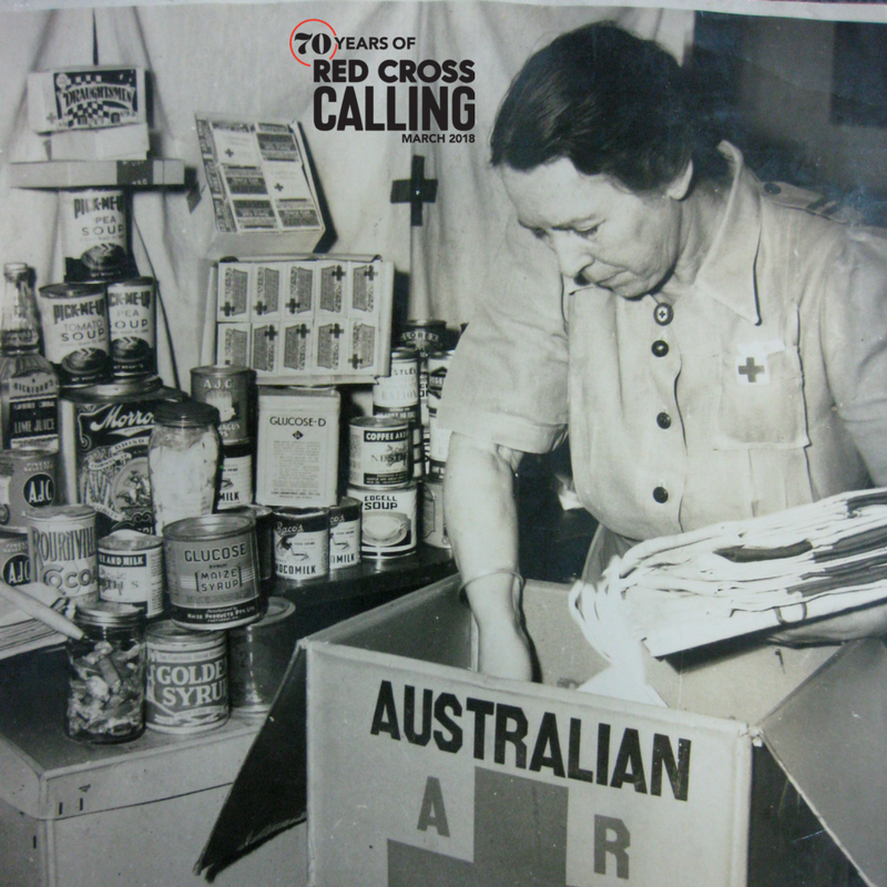 RedCrossAU's tweet photo. We might not be sending food, tobacco and personal hygiene items to soldiers anymore, but we still provide help whenever it's needed most. #ThrowbackThursday #RedCrossCalling https://t.co/tGHGDg3Z0N