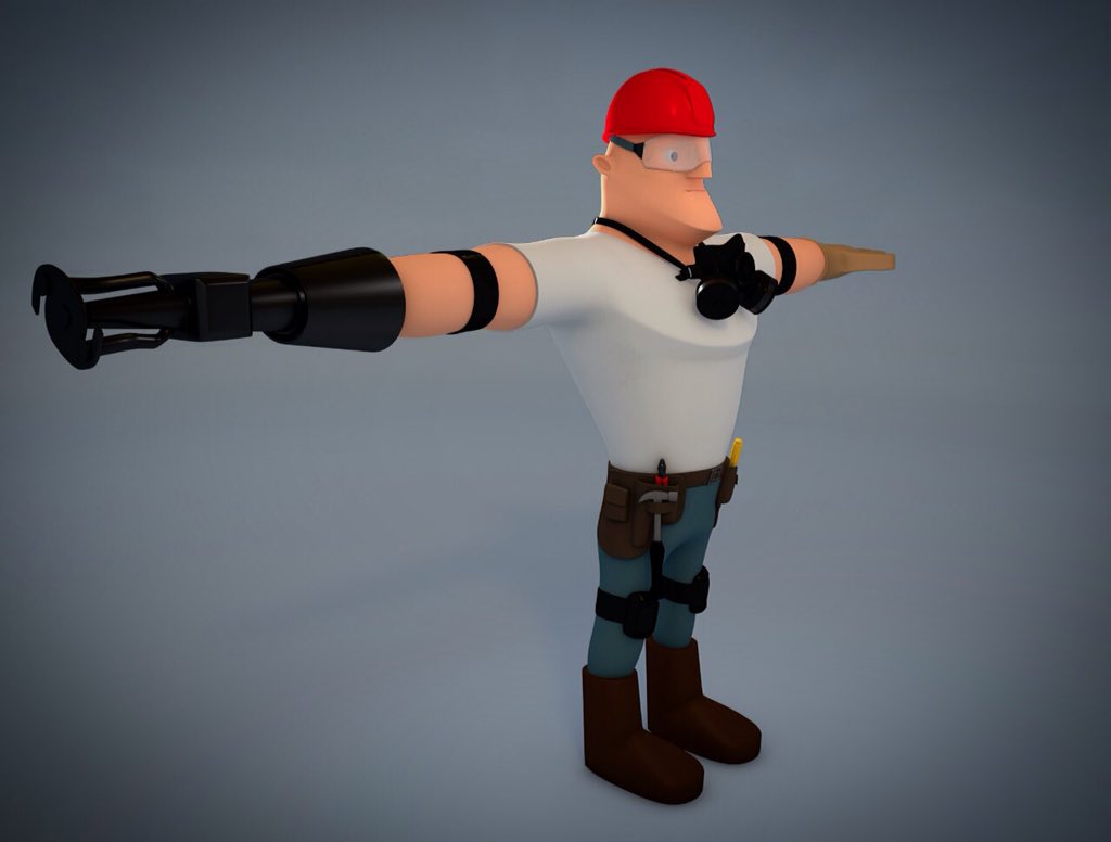 gabshega's tweet photo. A kind of #misterincredible #characterdesign #cg #3d #asset #environmetdesign #prop #model #modeling #render #rendering #lowpoly #textures #topology #wireframe #cgjobs #freelance #freelance3d #blender3d #blender #job #videogame #cycles #game #asset #assets #assetsgame https://t.co/wL8JAW2Dec