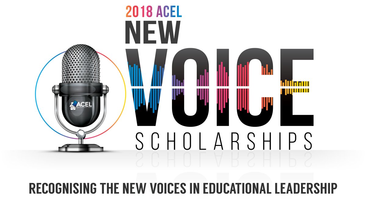<a href="/acelaustralia/">ACEL</a> take great pride in announcing the return of the New Voice Scholarships for 2018. Submit your entry today and be recognised as one of the new voices in educational leadership for 2018. Submissions are now open.
acel.org.au/acel/ACELWEB/A…