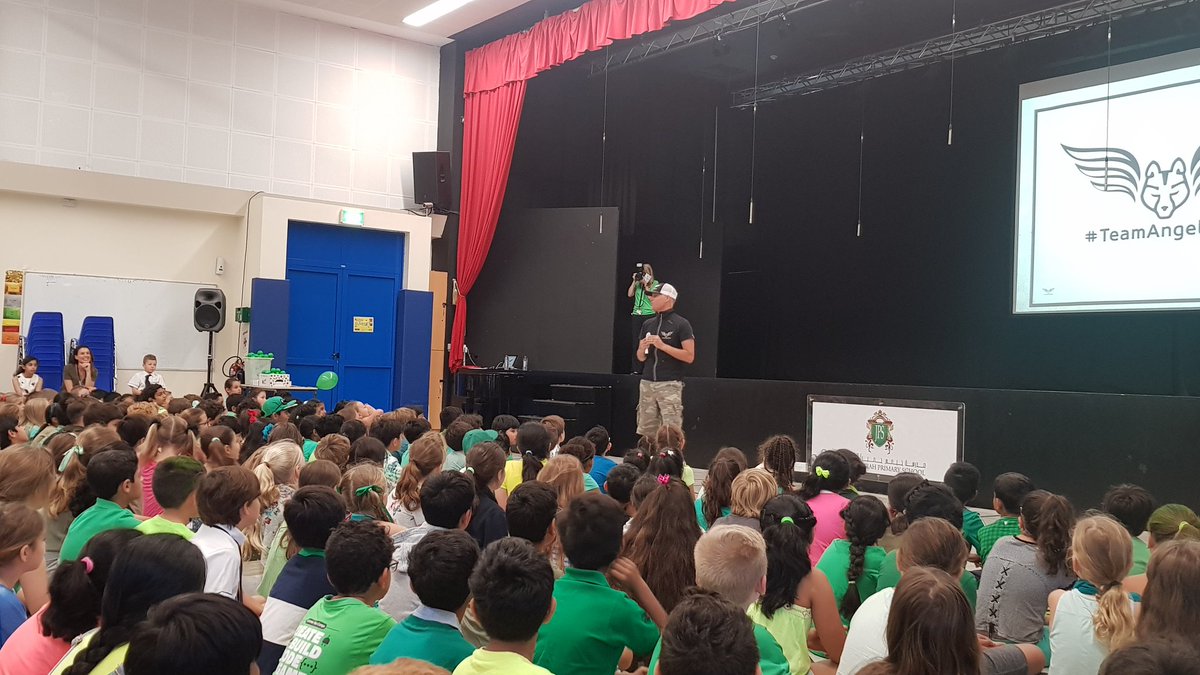 JPS_Year5's tweet photo. @JPS_Year5 and @JPS_Year4 being treated to a truly inspirational talk from Nick Watson @TeamAngelWolf #jpsinpiration #jpsteamwork #jpsmemories #jps https://t.co/E3t2yJtj16