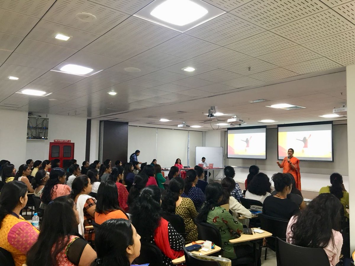 Richard_r2r's tweet photo. After the Successful #PhaseBack @SEGUESessions at Bangalore, Dr. Saundarya Rajesh delivering Workshop for IBM Bangalore. #1000 women participating in this training program. @ibm_in @AVTARIWIN @AVTARGroup https://t.co/lO90GtYSgB