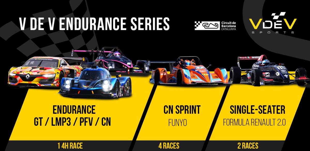 It will be a fantastic race weekend at the Circuit!
Time for the #VdeV Endurace Series!
https://t.co/ZYGyeeRdBV https://t.co/i63zSEjxFR
