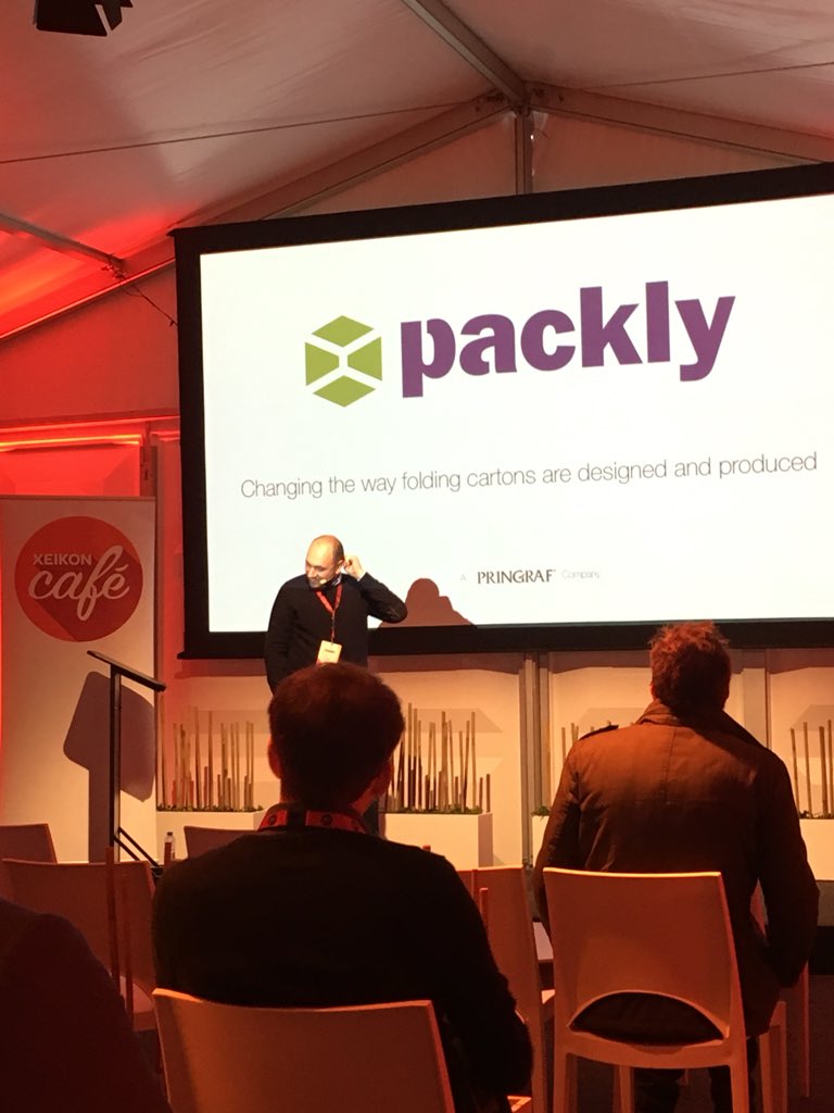 XeikonCafe's tweet photo. Giuseppe Prioriello from @packly_ is sharing how he created the operation’s innovative web to print system https://t.co/TPR3hrwtqc