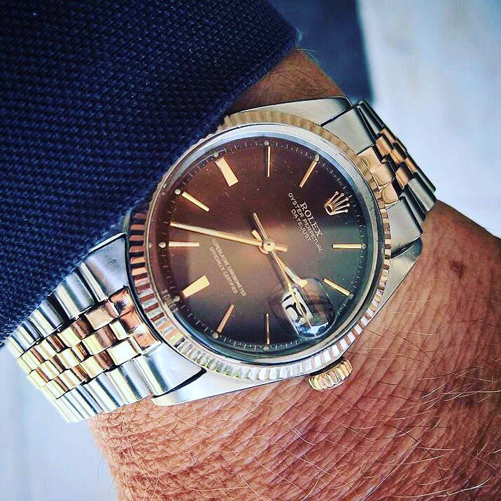 dirtydials's tweet photo. Today's #tropicaldial โ๏ธ๐#dirtydials #womw #vintagewatch #rolex ๐ธby #franky61 https://t.co/7AVnHmx8Oj