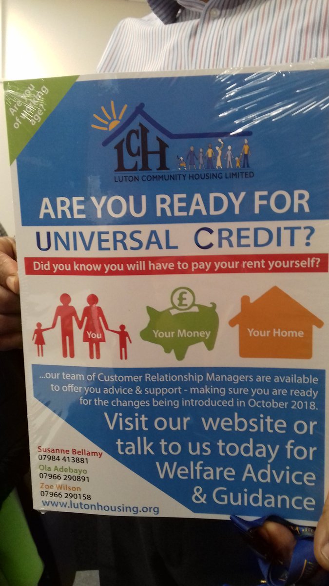 CRMSusanne's tweet photo. Our new Universal Credit posters have arrived! #areyouready https://t.co/XBOlPz5s59