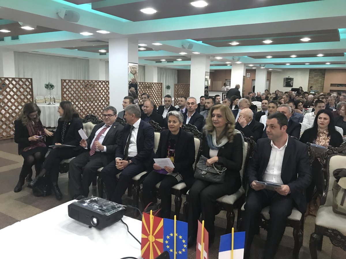 Celebrating the 50 years anniversary of the Public Utility Vodovod in #Kocani at the occasion of the #WorldWaterDay. #CHinMK #SECO <a href="/MOEPPMKD/">MOEPP</a>