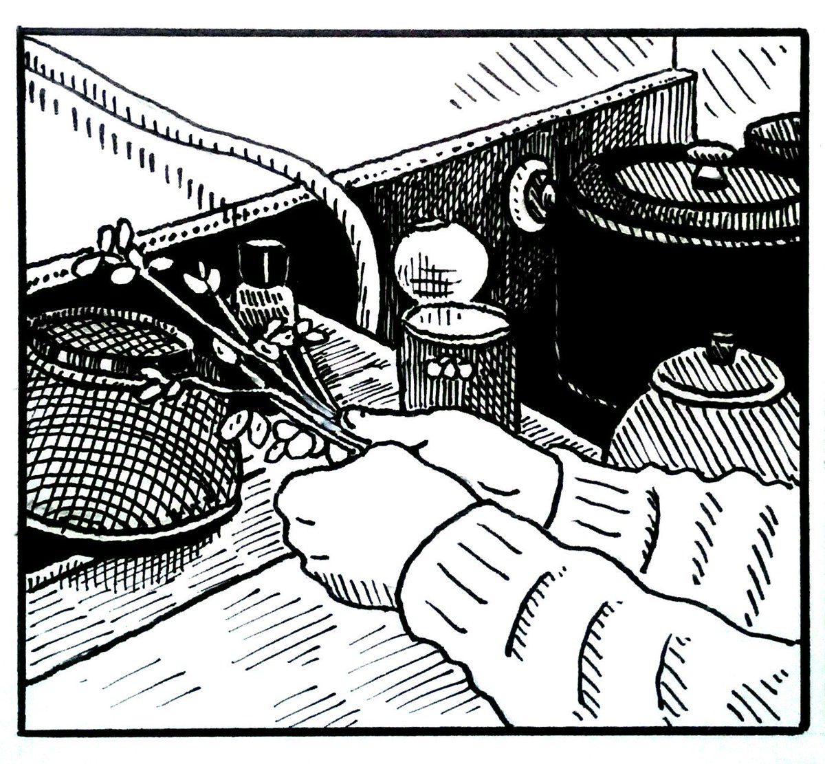 しばらく描くの中断してた漫画、作業ようやく再開。なんとか仕上げていきたい。 