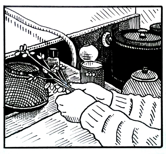 しばらく描くの中断してた漫画、作業ようやく再開。なんとか仕上げていきたい。 