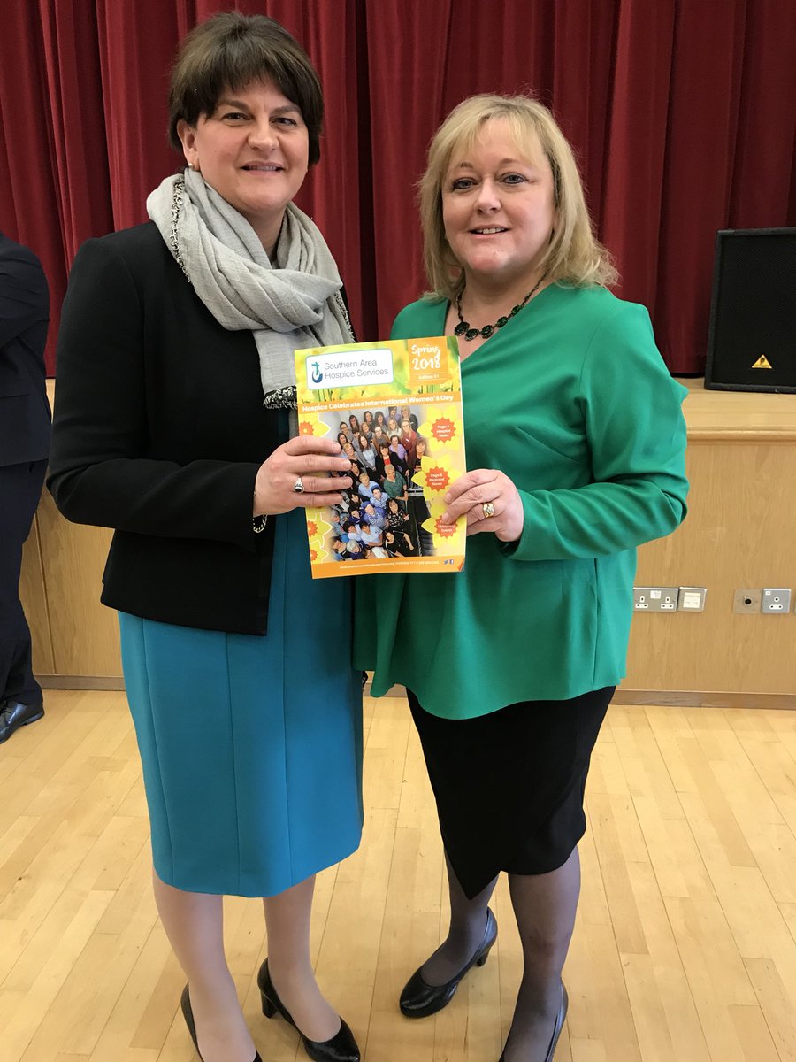 Arlene Foster DBE PC #ProudofNI. tweet media