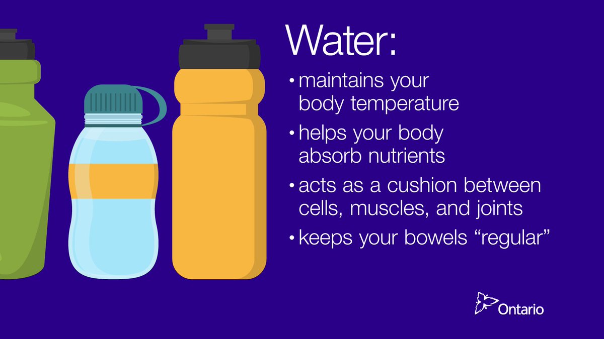 ONThealth's tweet photo. It's #WorldWaterDay! #Water is the best calorie-free beverage to help your body! Here are all the amazing things water does for you: https://t.co/Q9YLCscj26