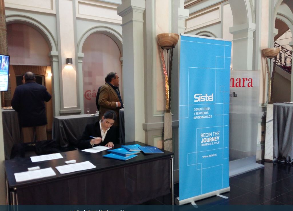 AngelaMunozz's tweet photo. Hoy @Qlik_ES esta en Sevilla celebrando junto a nuestro partner @sistel_sl nuestro evento sobre #DigitalTransformation, #BigData y #BI. Gran acogida en la @camaradesevilla. https://t.co/pWBgQLwnq1