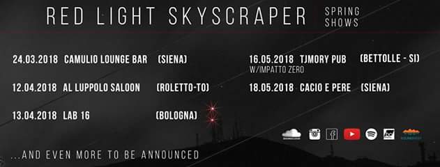 andrewdardi's tweet image. #redlightskyscraper #redlightskyscraperfans #springconcerts #torino #bologna #venues #Italy #londonislovinit #ATSOPRO #uksopro #atsocialbiz  RED LIGHT SKYSCRAPER IN CONCERT. Do not miss them. The great instrumental rock us back.