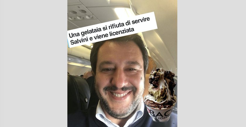 Infoaut's tweet photo. Milano. Salvini fa licenziare una ragazza che gli ha tenuto testa https://t.co/t6ycJxapOY https://t.co/MySNClwsHe