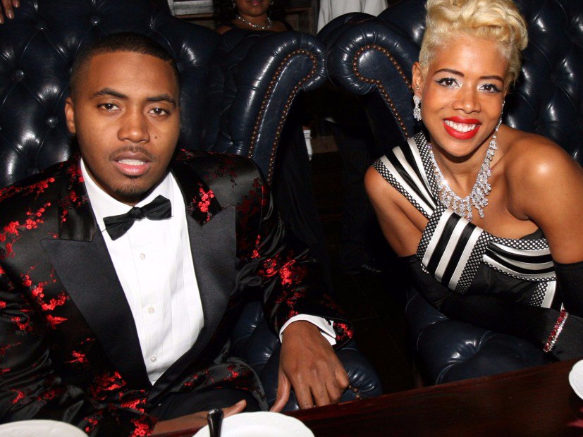 Nas, Kelis in celebration.