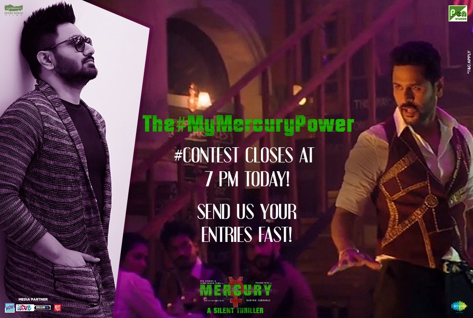 The #MyMercuryPower #contest ends soon, tag your lover and reveal the power you want in them! <a href="/PDdancing/">Prabhudheva</a> <a href="/karthiksubbaraj/">karthik subbaraj</a> #KaarthekeyenSanthanam <a href="/jayantilalgada/">Dr. Jayantilal Gada (PEN)</a> <a href="/saregamaglobal/">Saregama</a> <a href="/Mithoon11/">Mithoon</a> <a href="/ivermagajendra/">Gajendra Verma</a> <a href="/HaricharanMusic/">Haricharan</a>