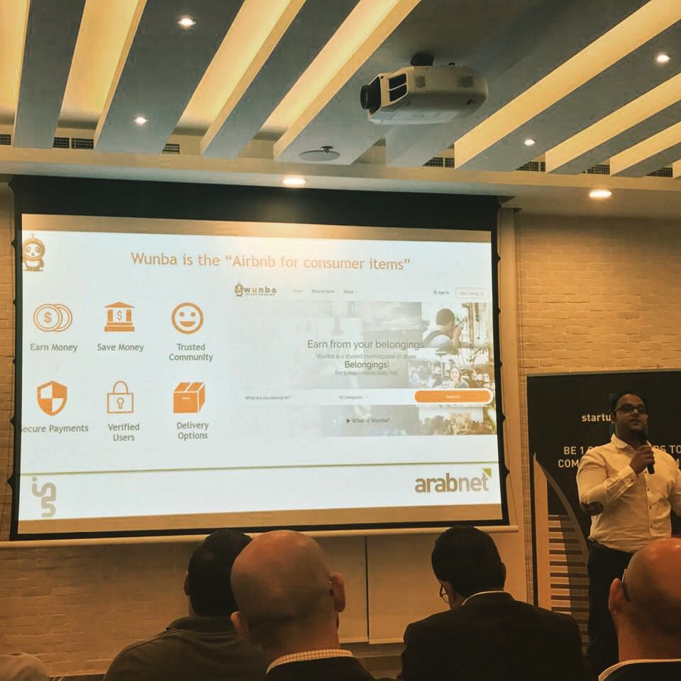 HelloWunba's tweet photo. @HelloWunba is proud to have pitched at the @ArabNetME Startup Battle Pitch competition at @in5dubai
#wunba #hellowunba #arabnet #menastartup #mydubai #marketplace #tech https://t.co/TPfvBg4d1m