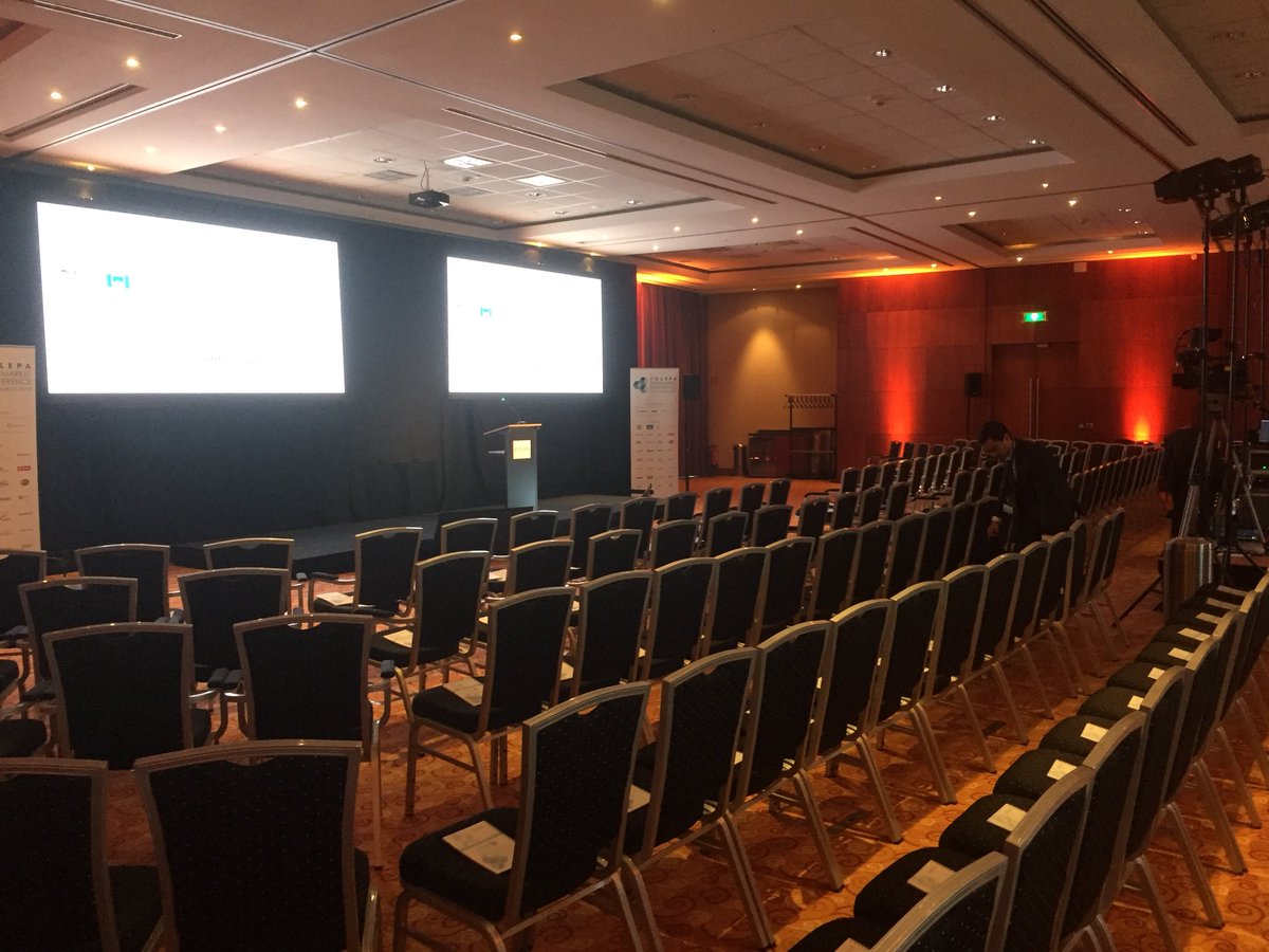 CLEPA_eu's tweet photo. All set to kick off the #AMCON18 in a couple of minutes! #automotivedisruption https://t.co/1h2m5K1wwb