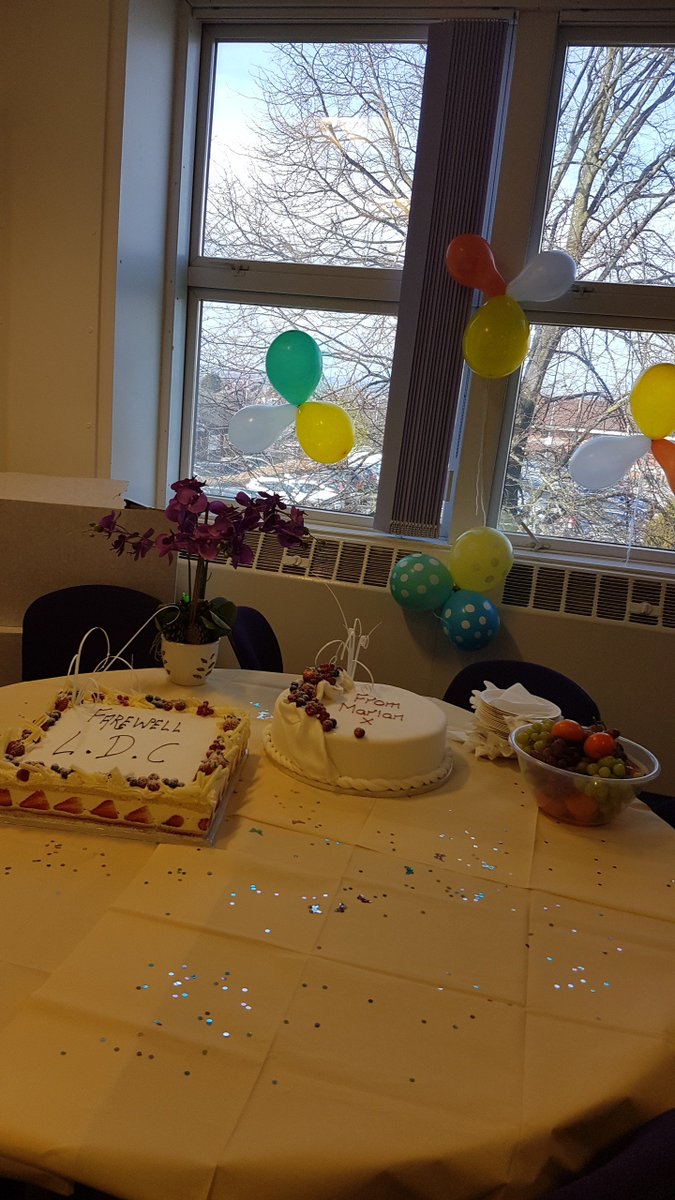 AlisonNorthern's tweet photo. Yesterday was an emotional day as @Dr_MCarey said farewell to LDC. It has been an honour to work with you for the last 11.5 yrs. I have learnt so much from you. Thank you isn't enough! #WorkPlaceCulture #innovation #colleagues #havefun https://t.co/ykRSbVovhp